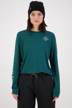 Icon Merino Air-Con Relaxed LS - Evergreen