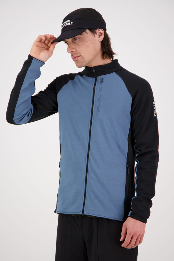 Mons Royale Men's Approach Merino Gridlock Hood Jacket - Cole Sport