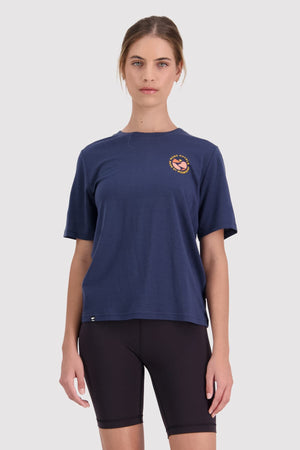 Icon Merino Air-Con Relaxed Tee - Midnight